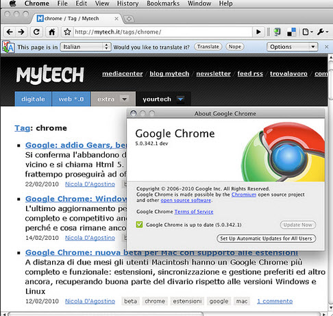 Google Chrome for mac