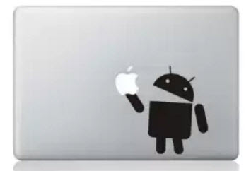 Android Macbook Decal