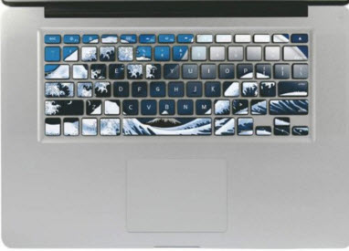Hot Sea Weave Keyboard Decal
