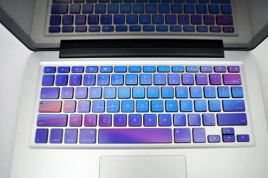 Cotton Candy Keyboard decal