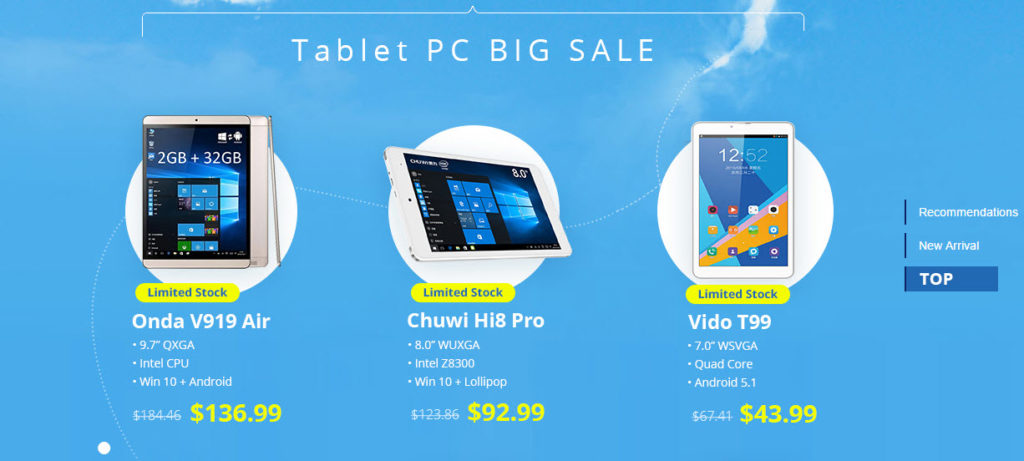 Tablet Flash Sale